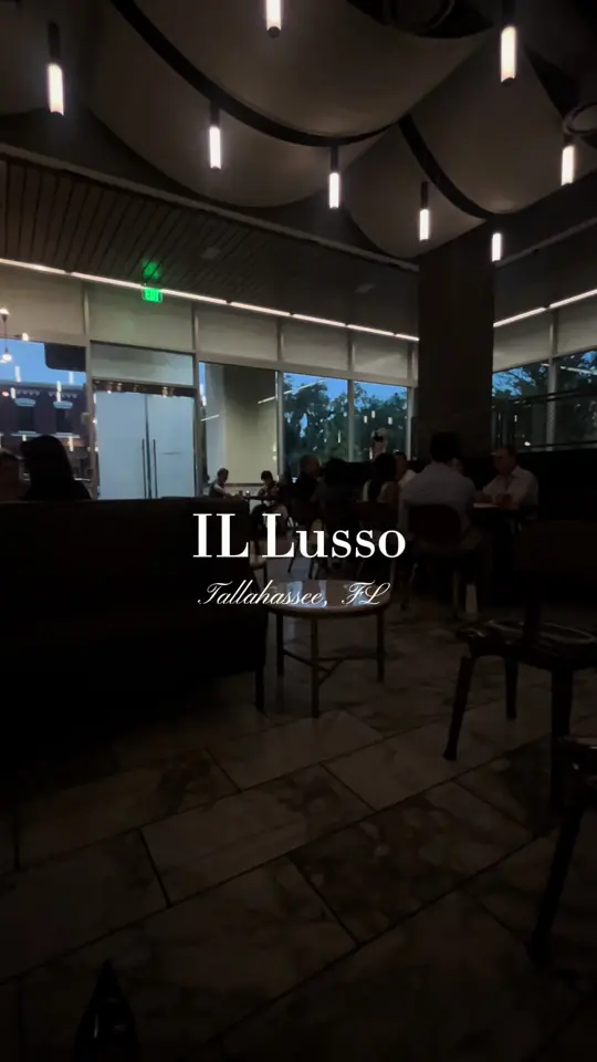 Il Lusso in Tallahassee showing restaurant visit, date night, pasta, video by jakiyamyrick on TikTok