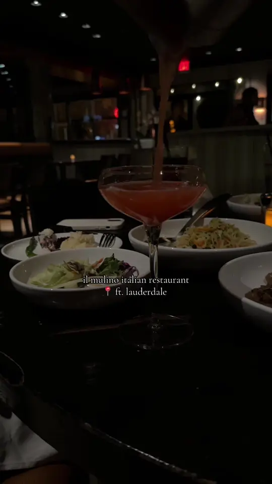 il Mulino in Fort Lauderdale showing review, visit, food, carpaccio, mussels, mushroom sausage pasta, video by ftlauderdalefoodies on TikTok