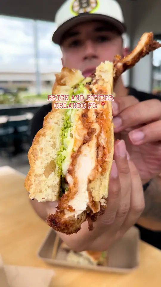 Inchin's Bamboo Garden in Orlando showing sandwich, best sandwiches, video by eatwithnels on TikTok