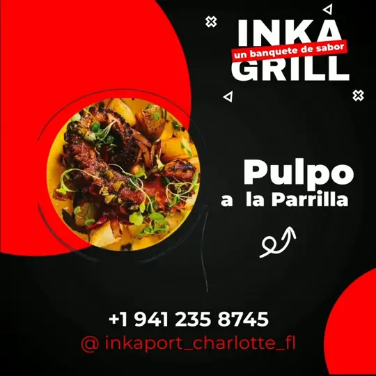 Inka Grill Peruvian Cuisine in Port Charlotte showing restaurant, peruvian cuisine, video by Inka Grill  Port Charlotte Fl on Facebook