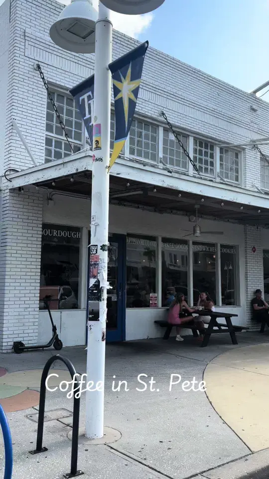 Intermezzo Coffee & Cocktails in St. Petersburg showing review, specialty drinks, beach bum, coconut crème, video by lifewithcook20 on TikTok