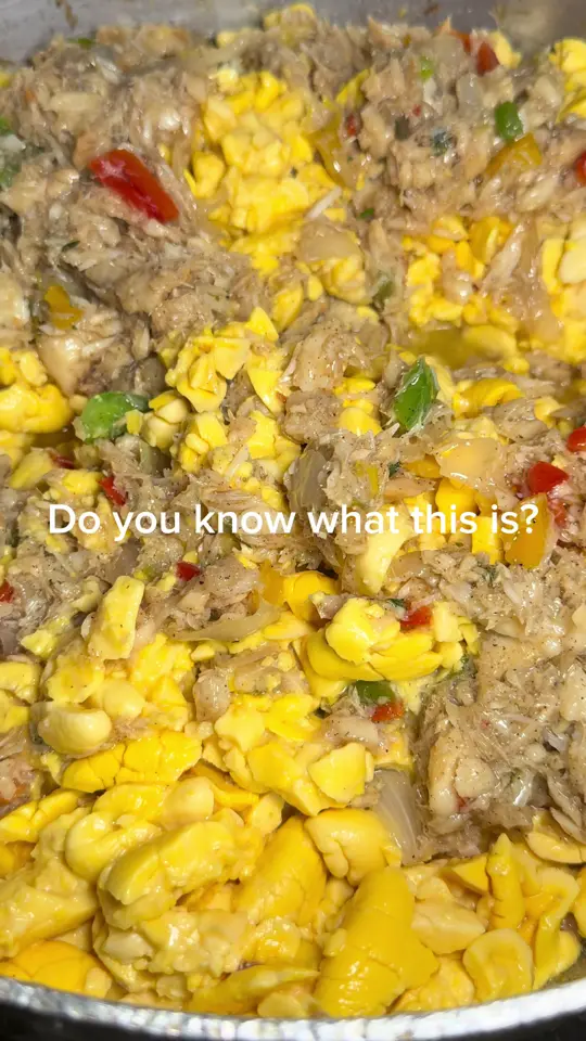Irie Mon Cafe and Cocktails Peachtree Corners in Norcross showing food, ackee and saltfish, video by iriemoncafeatl on TikTok