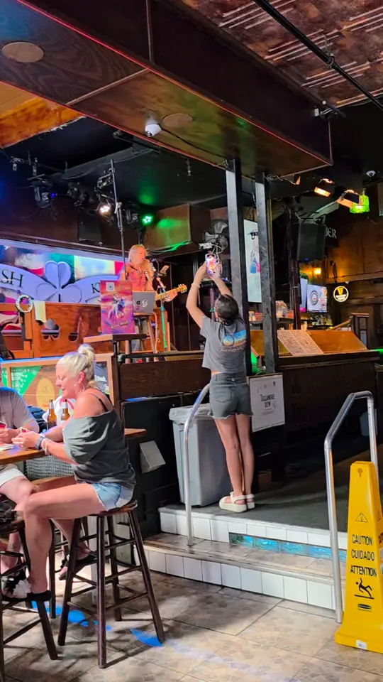 Irish Kevin's in Key West showing live music, atmosphere, visit, video by Key West Bars on Facebook