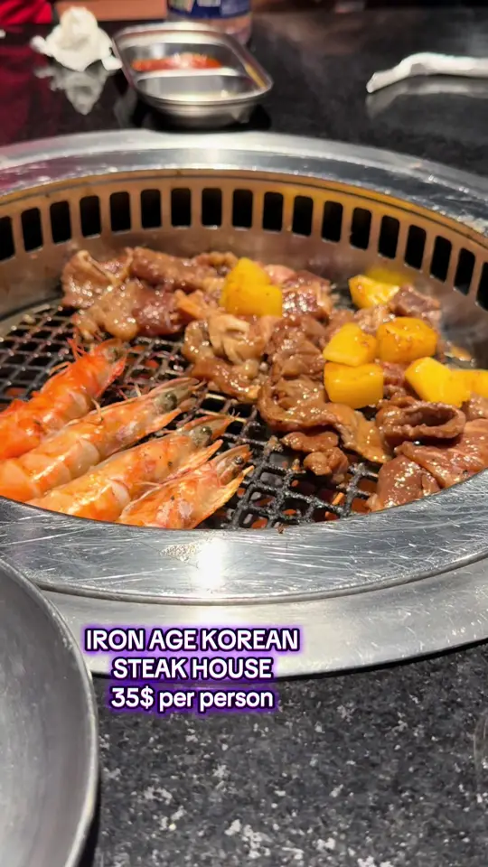 Iron Age Korean Steakhouse - Kennesaw in Kennesaw showing food, eats, video by _spotjuzz on TikTok