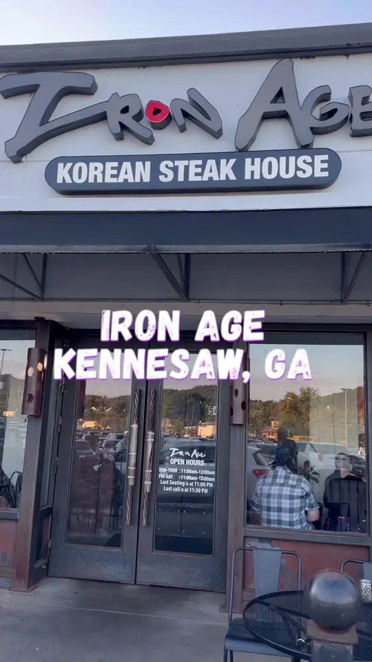 Iron Age Korean Steakhouse - Kennesaw in Kennesaw showing restaurant visit, korean bbq, all you can eat steak, video by jarrettisnotimpressed on TikTok