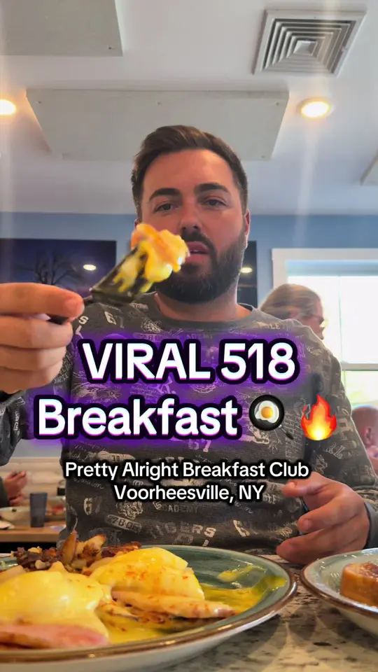Iron Gate Cafe in Albany showing breakfast, french toast, video by domcreviews on TikTok