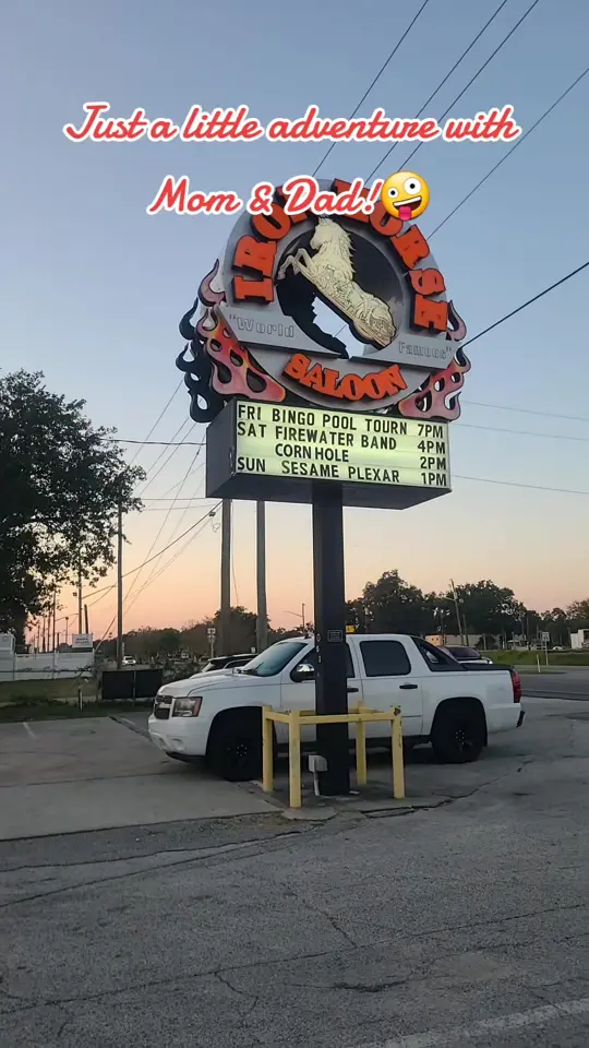 Iron Horse Saloon in Ormond Beach showing visit, bar atmosphere, video by lisatabitha1 on TikTok