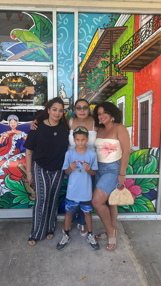 Isla Del Encanto in Miami showing food, pasteles, atmosphere, visit, video by _selfrule on TikTok