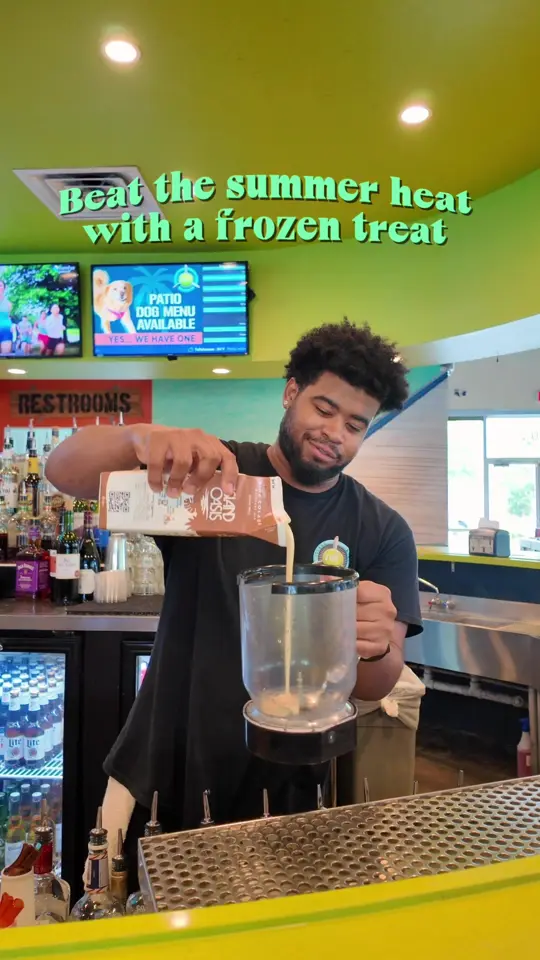 Island Wing Company Grill & Bar - Tallahassee Magnolia in Tallahassee showing frozen piña coladas, happy hour, trivia, video by islandwing.tallahassee on TikTok