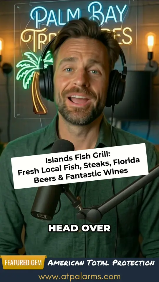  in Florida showing review, romantic ambiance, onion-crusted catch of the day, video by Palm Bay Treasures on Facebook