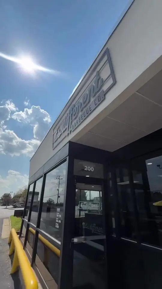 It's Different BBQ Company in Buford showing food, brisket burger, brisket, video by atlantaeatstv on TikTok