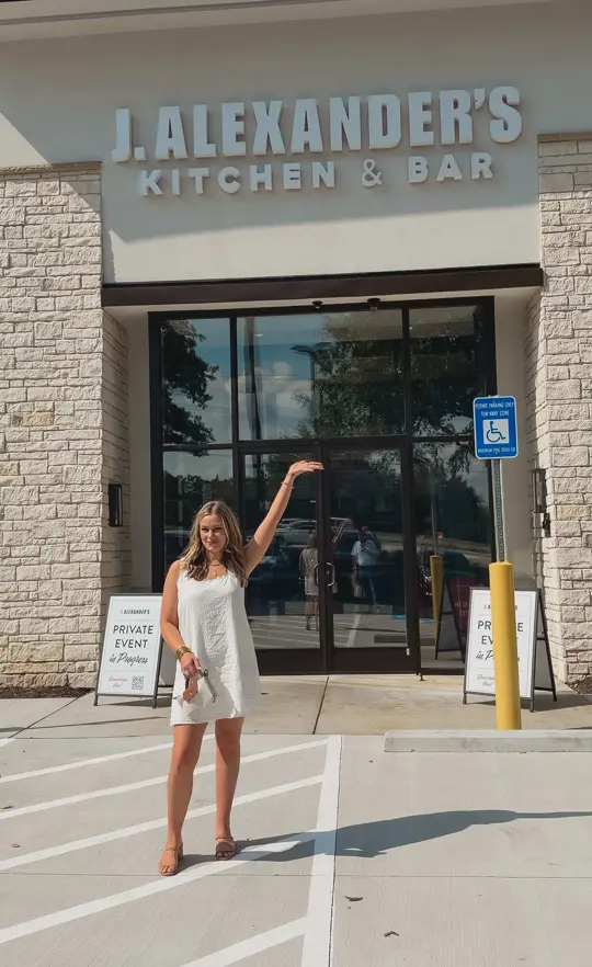 J. Alexander's Restaurant in Atlanta showing grand opening, food, drinks, video by rhiannon.mclendon on TikTok