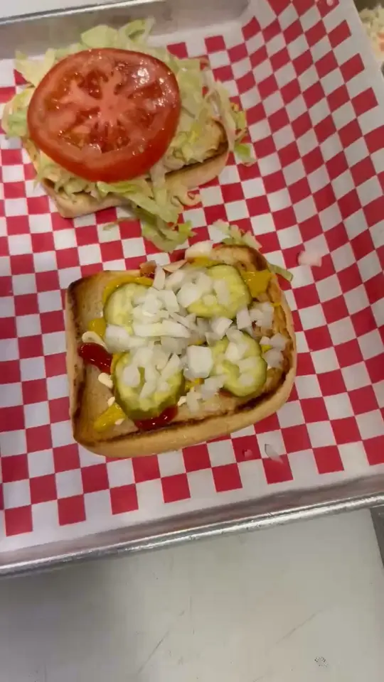 J3 BBQ & Homemade Ice Cream in Bainbridge showing burger, video by J3 BBQ & Homemade Ice Cream on Facebook