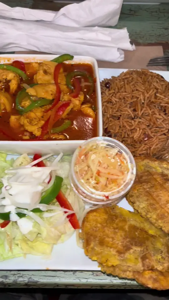 Jacmel Caribbean Restaurant in Lehigh Acres showing restaurant, haitian food, video by pdjresidential on TikTok