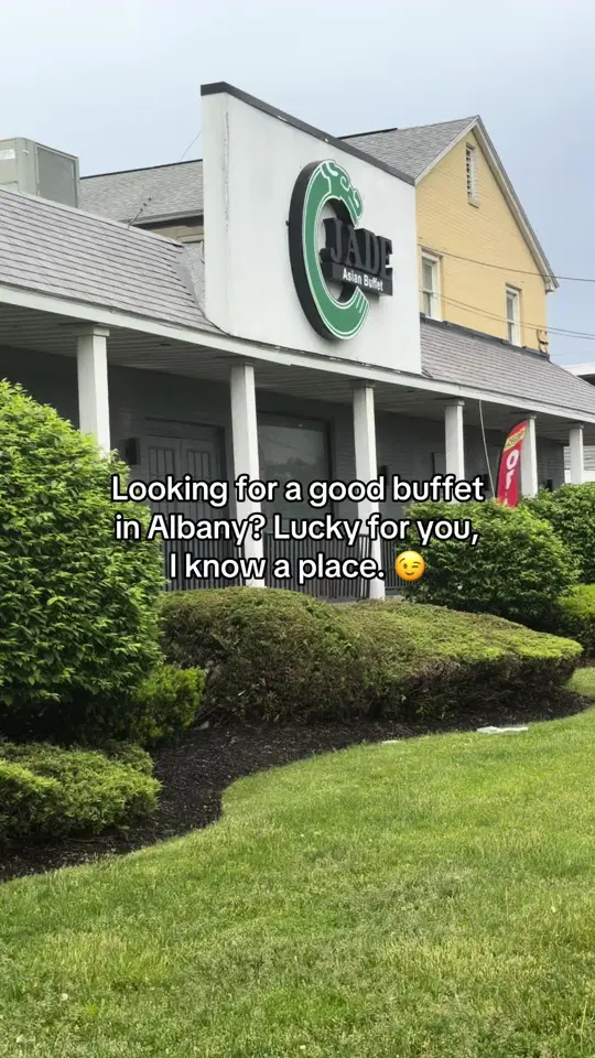 Jade Asian Buffet in Albany showing review, buffet, video by jasminewashburnn on TikTok