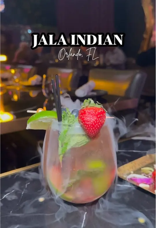 Jala Indian Cuisine in Winter Park showing review, visit, video by orlandoeatsdaily on TikTok