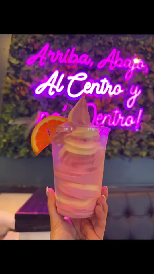 Jalapeños Mexican Grill in Savannah showing drink, soft serve margarita, video by jalapenosav on TikTok