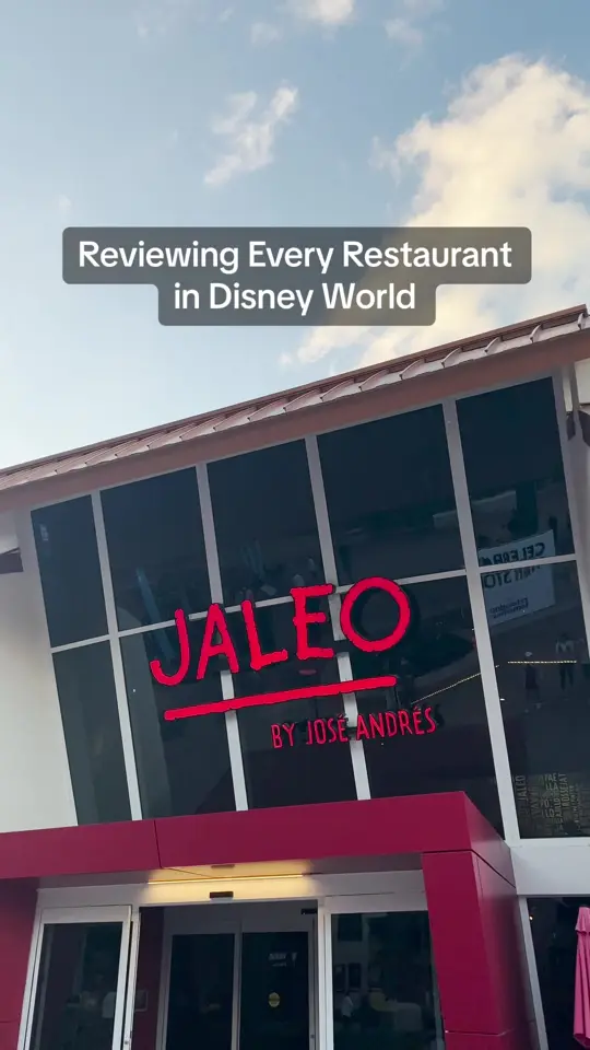Jaleo in Lake Buena Vista showing review, visit, pan con tomate, aceitunas clásicas y modernas, video by bethanyvinton on TikTok
