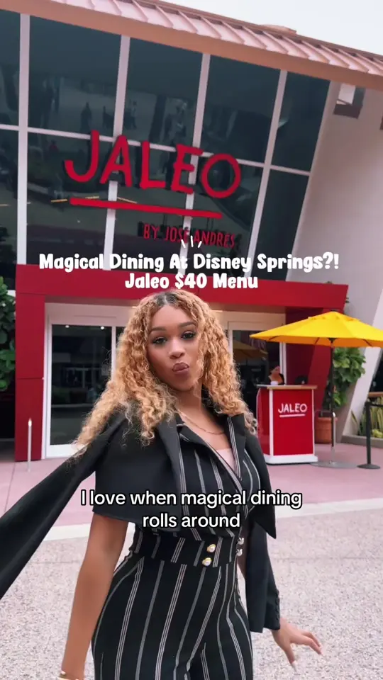 Jaleo in Lake Buena Vista showing food, crispy chicken croquetas, gambas, pan con tomate, basque cheesecake, video by orlandoqueen on TikTok
