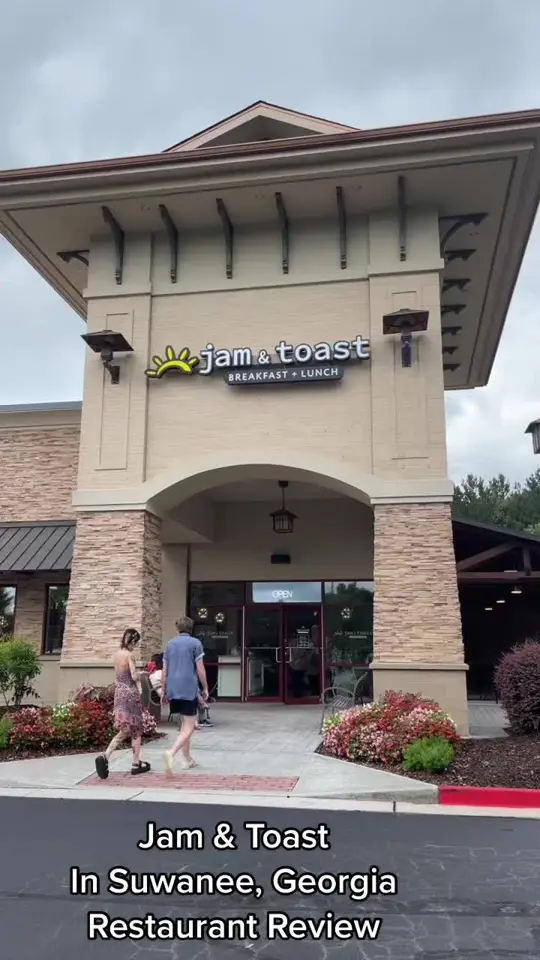 Jam & Toast in Suwanee showing breakfast, restaurant visit, video by iluvsuwanee on TikTok