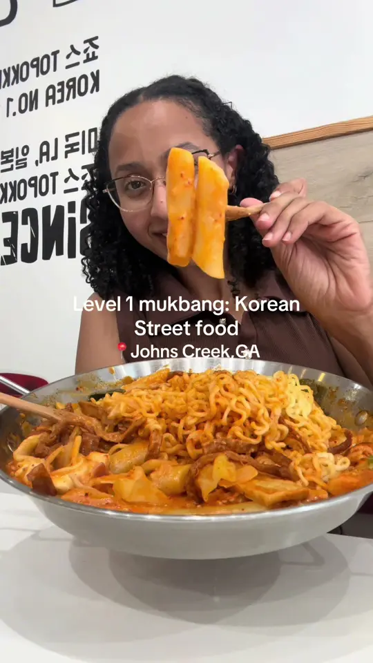 JAWS Topokki Johns Creek (죠스 떡볶이) in Johns Creek showing food, topokki, kimchi creamy topokki, ramen, fried set, video by travelfoodie_ishy on TikTok