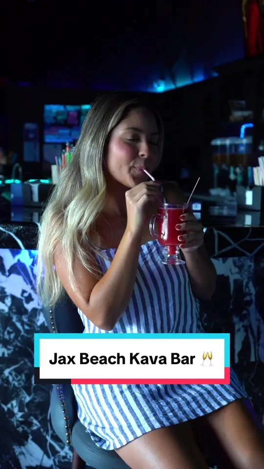  in Florida showing visit, atmosphere, mocktails, kava, kratom, games, video by stufftodoinjax on TikTok
