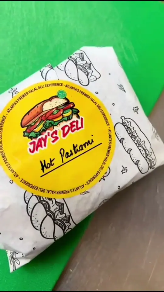 Jay's Deli in Decatur showing food, hot pastrami sandwich, video by jaysdeliatlanta on TikTok