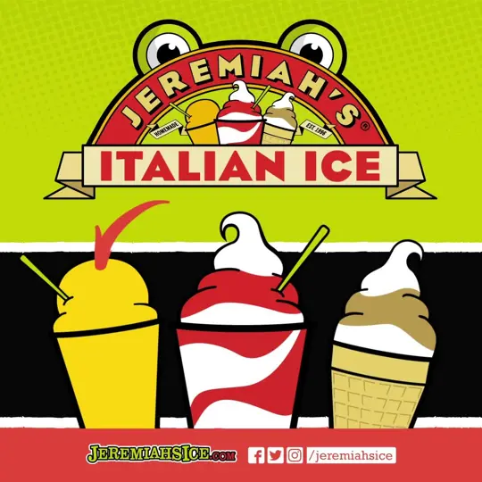 Jeremiah's in Mount Dora showing restaurant opening, frozen treats, italian ice, video by Jeremiah's Italian Ice on Facebook