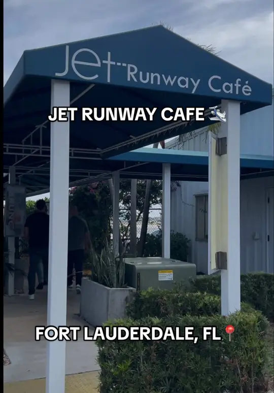 Jet Runway Cafe in Fort Lauderdale showing brunch, food, toddler, video by foreignthedonofficial on TikTok