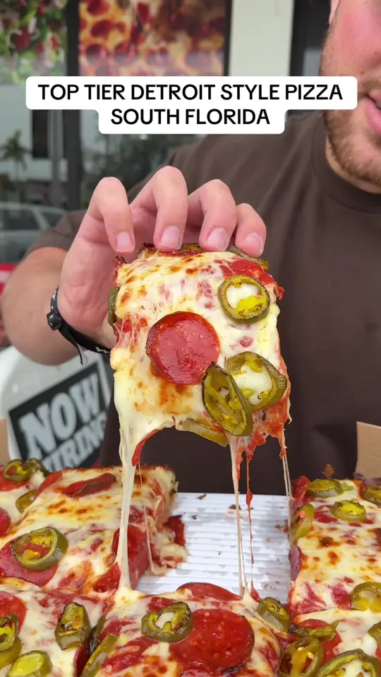 Jet's Pizza on TikTok, video by mikeiseating