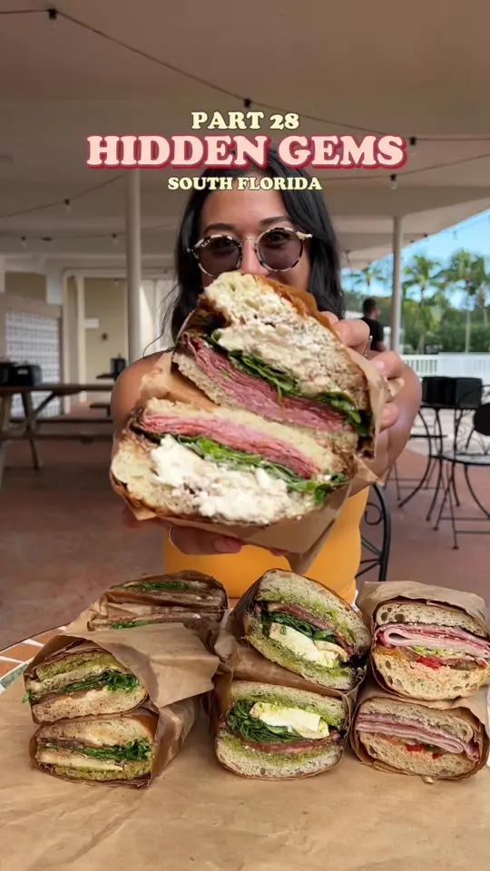 Jholano's Deli in Coral Gables showing review, sandwich, video by explorewithgg on TikTok