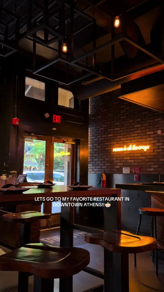 JINYA Ramen Bar - Athens in Athens showing ramen, restaurant visit, video by addison..inman on TikTok
