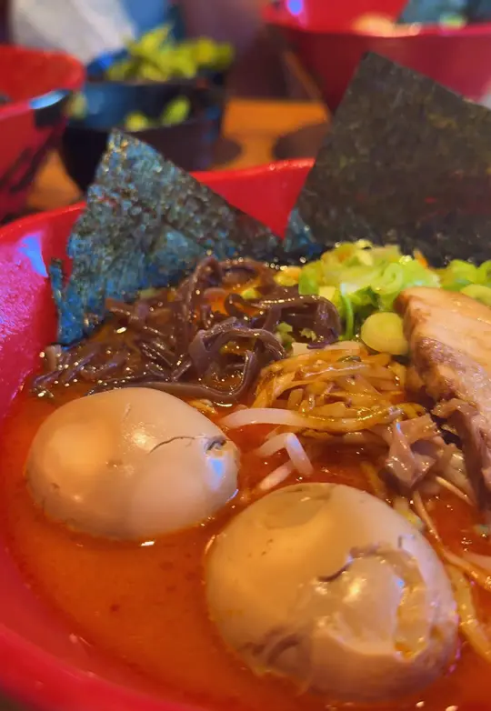 JINYA Ramen Bar - Duluth in Duluth showing restaurant visit, ramen, cozy atmosphere, restaurant week, video by samantha_angelie on TikTok