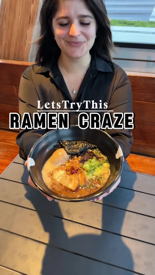  in Florida showing food review, spicy creamy vegan ramen, chef specials, video by letstrythisconchanti on TikTok