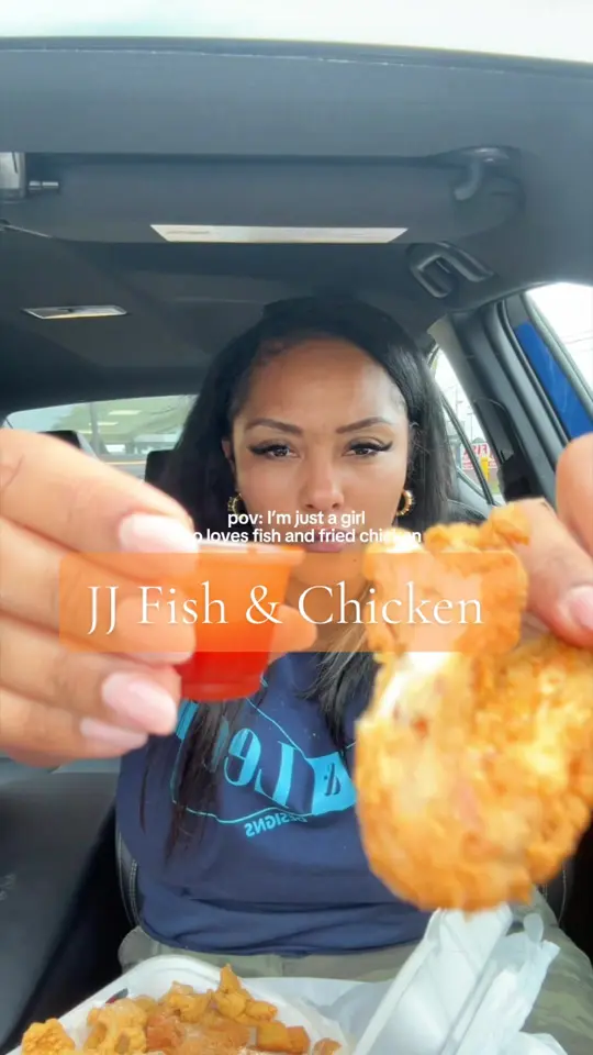 JJ Fish & Chicken in Atlanta showing food review, chicken, fish, video by mrsbolden24 on TikTok