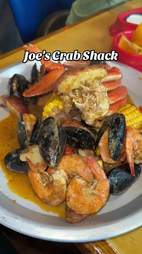 Joe's Crab Shack in Orlando showing review, visit, video by stephaniea_6 on TikTok