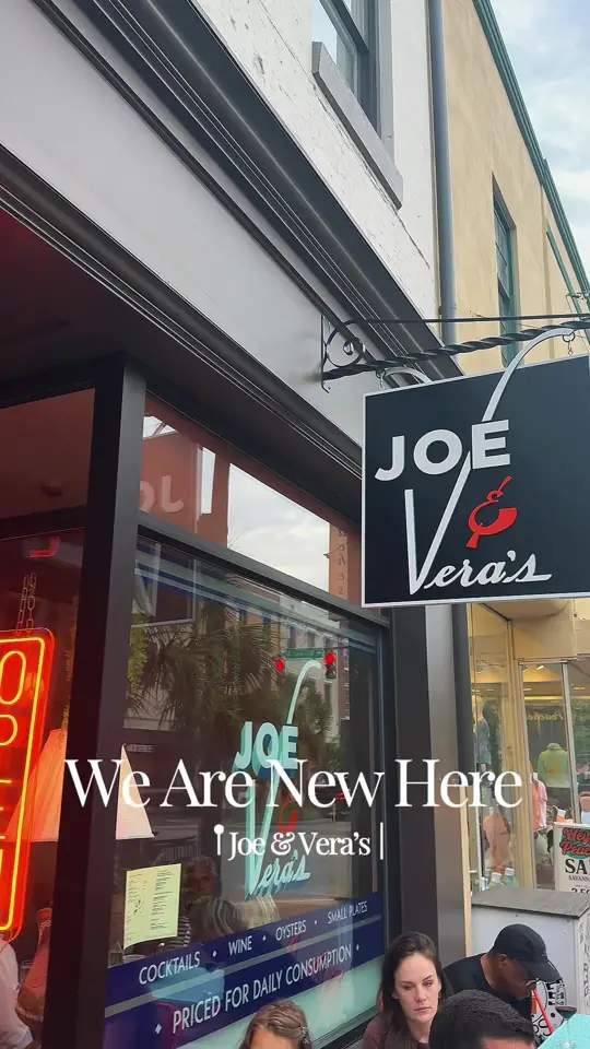 Joe & Vera’s in Savannah showing cocktail, visit, video by wearenewhere.sav on TikTok