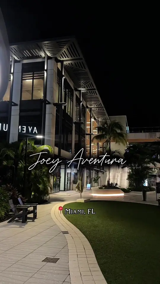 JOEY Aventura in Miami showing cocktail, champagne, video by _.camarii on TikTok