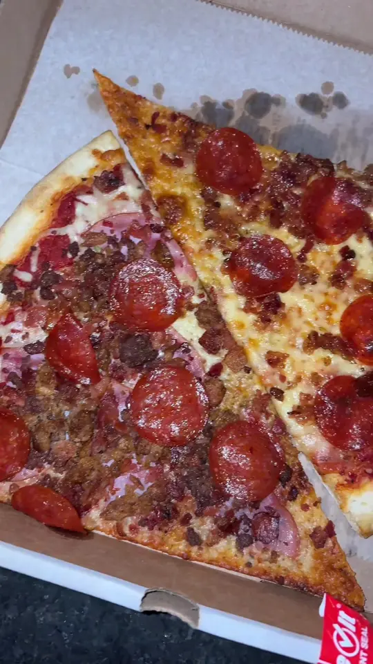 Johnny's New York Style Pizza in Dallas showing pizza, visit, video by citygirlasia on TikTok