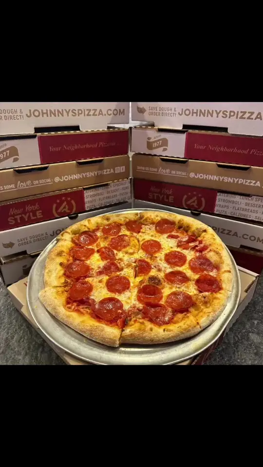 Johnny's New York Style Pizza in Douglas showing trivia, pizza, video by Johnny's New York Style Pizza on Facebook