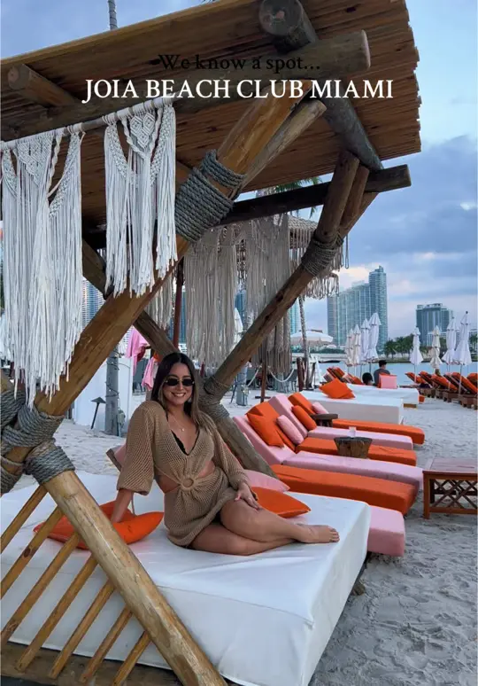 Joia Beach in Miami showing atmosphere, visit, video by joiabeach on TikTok
