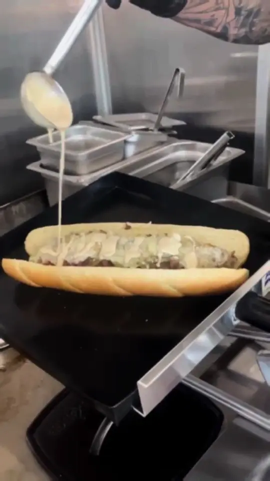 JT's Classic Eats in Orlando showing sandwich, cheesesteak, video by jts.classic.eats on TikTok