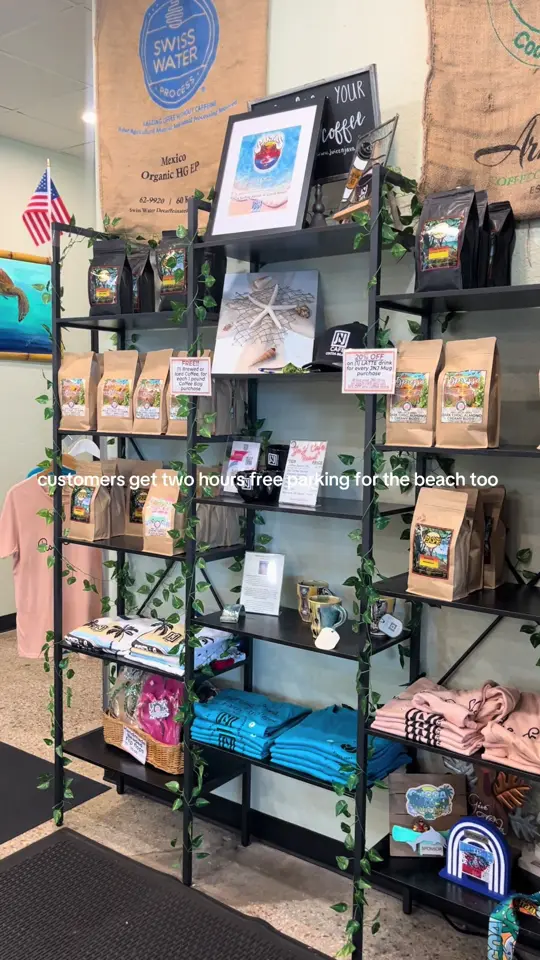 Juice 'N Java Cafe in Cocoa Beach showing coffee, locally brewed specialty coffee, brunch, food, grilled cheese, video by kaitlyn__travels on TikTok