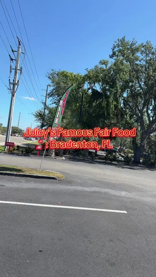 Juicys Famous Fair Food in Bradenton showing review, visit, video by _xoneshaaa on TikTok