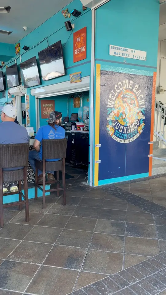 Junkanoo Below Deck in Fort Myers Beach showing atmosphere, visit, video by Junkanoo Below Deck on Facebook