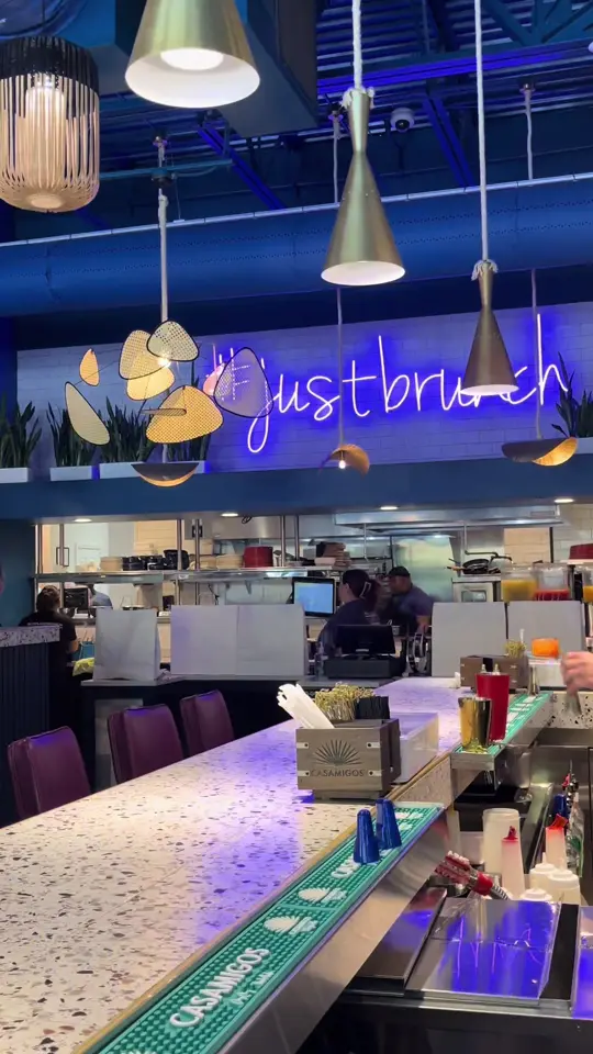 Just Brunch in Duluth showing brunch, mimosas, video by cinnful on TikTok