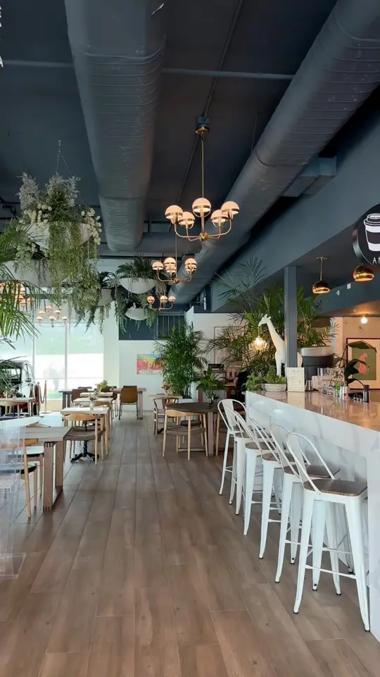K Bistro in Sarasota showing cocktail, airport hack, video by K Bistro Sarasota on Facebook