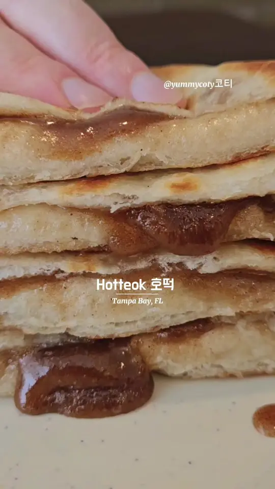 in Florida showing food, hotteok, video by yummycoty on TikTok