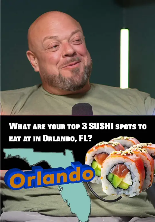 Kabooki Sushi in Orlando showing sushi, restaurant visit, video by thinkaboutitthepodcast on TikTok
