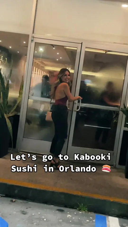 Kabooki Sushi in Orlando showing review, yuca fritters, video by orlando.foodiez on TikTok